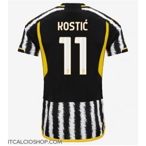 Juventus Filip Kostic #11 Prima Maglia 2023-24 Manica Corta